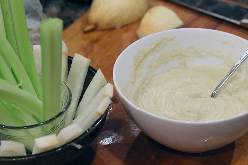 Bagna cauda with vegetables