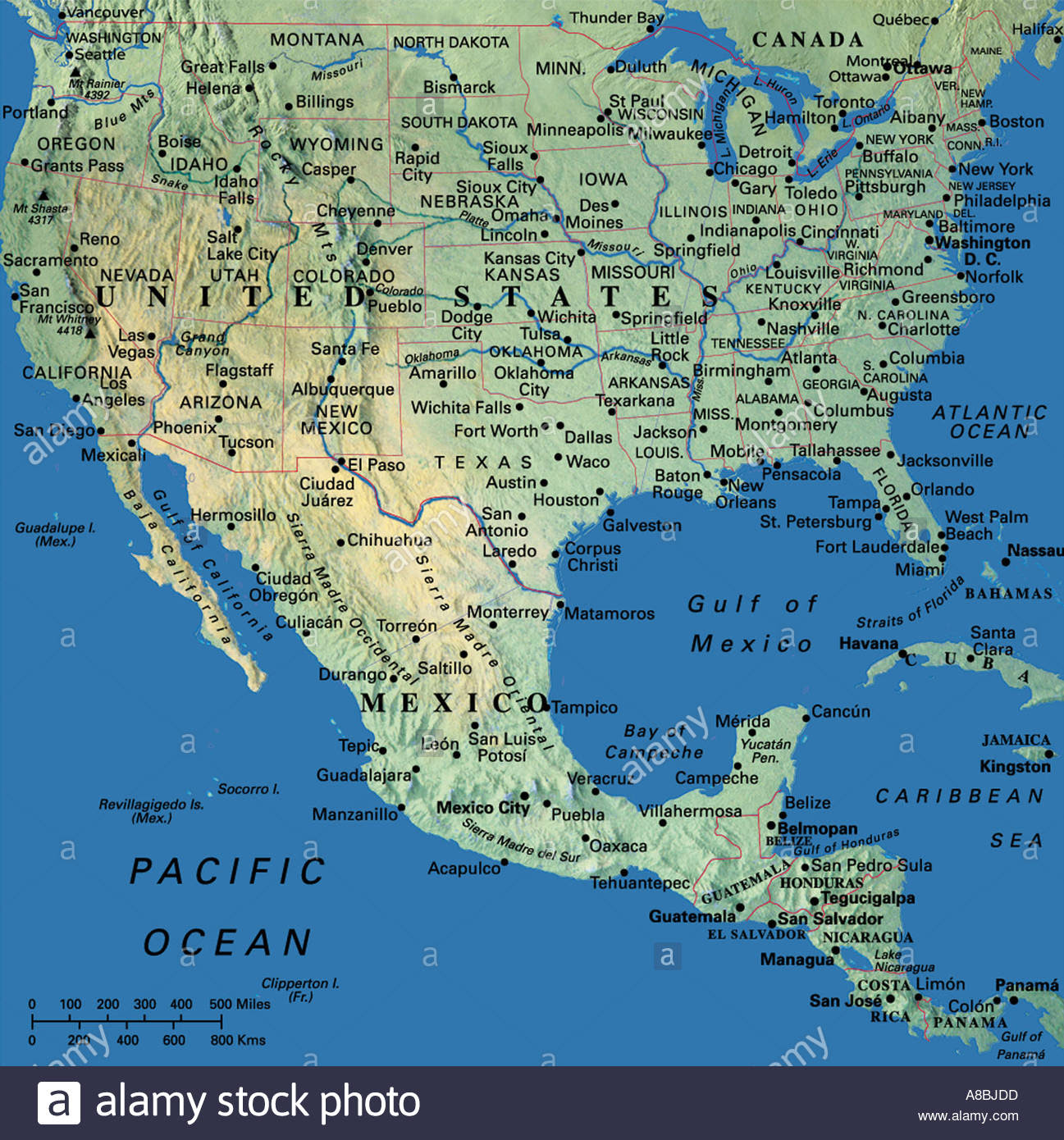Second East Coast Of Mexico Map