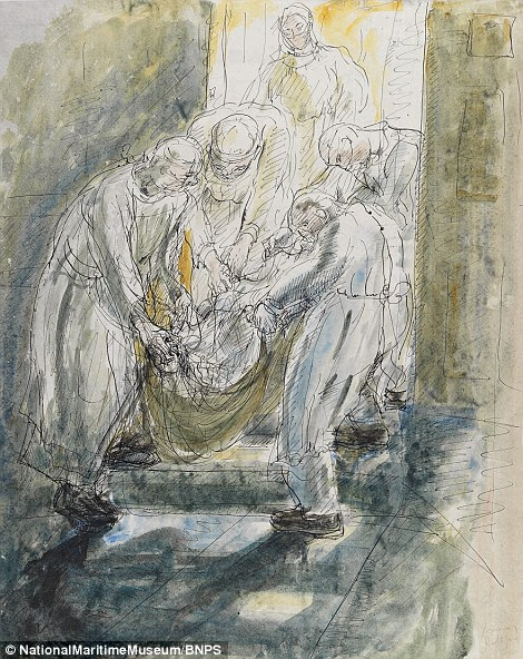 Operating Theatre by Rosemary Rutherford, 1943-44