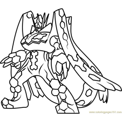 Pokemon Ultra Beast Coloring Pages - Hd Football