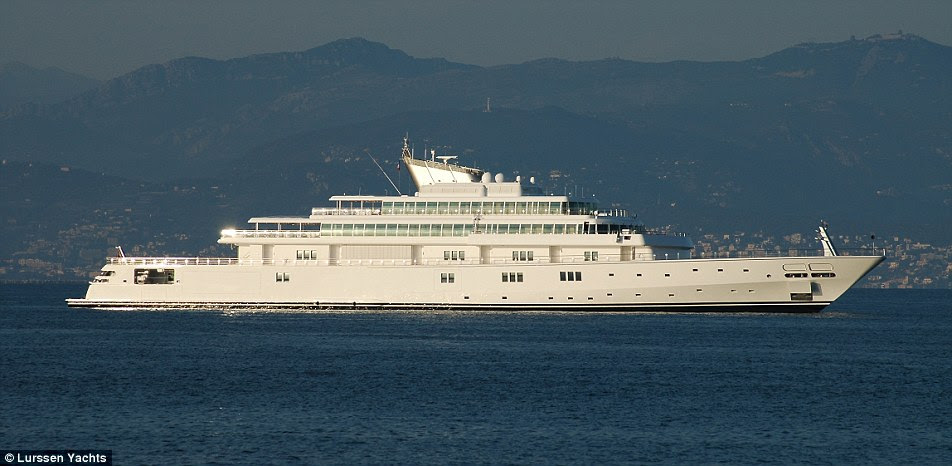 COST:  £130 MILLION. The Rising Sun was designed by Jon Bannenberg and built in 2004. Its owner David Geffen bought it in 2010