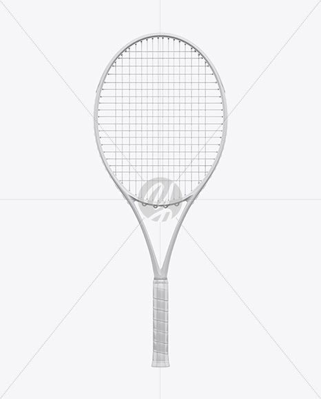 Download Download Tennis Racket Mockup - Front View PSD