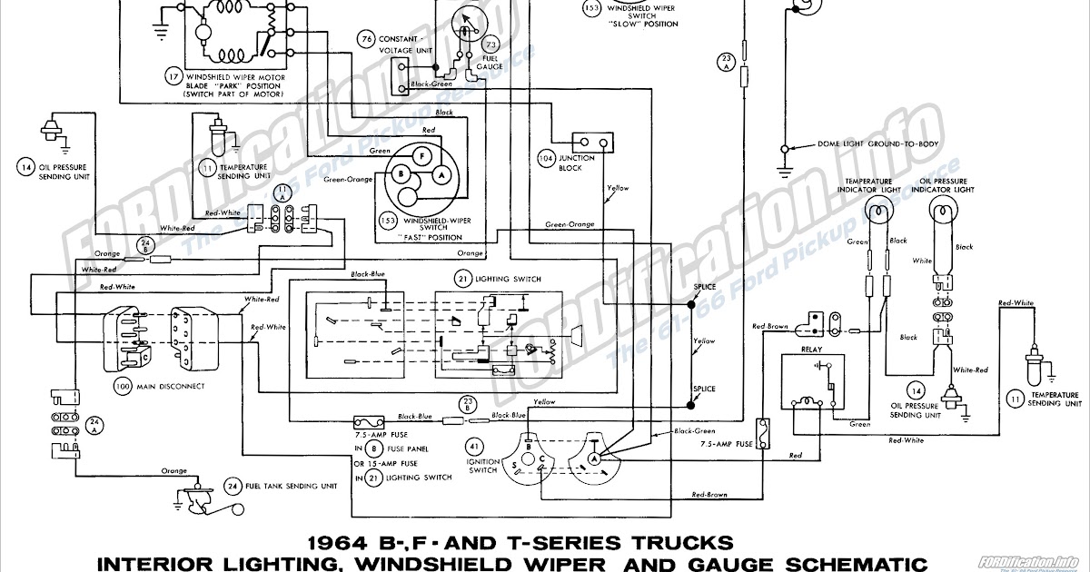 64 Ford F100 Headlight Wiring - Wiring Diagram Networks