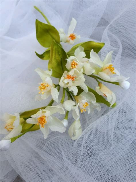 Silk flowers Orange blossom ? shop online on Livemaster Silk flowers Orange blossom ? shop online on Livemaster
