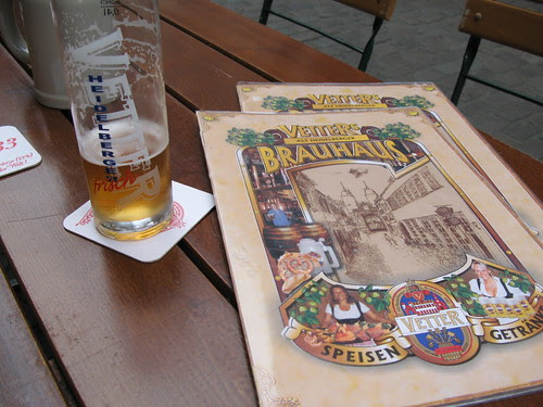 Beer at Vetter in Heidelberg