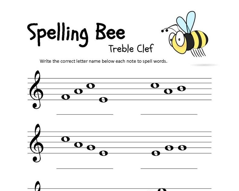 Reading Music Notes For Beginners Worksheets - Robert Kaufmann's