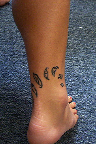 Amazing Pictures Must Seen: Back Of Heel Tattoo