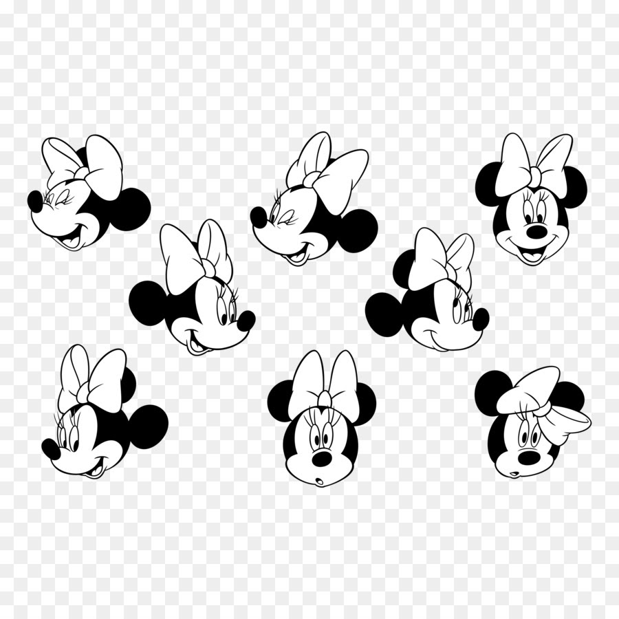 1857 Full Body Minnie Mouse Silhouette Svg SVG PNG EPS DXF File