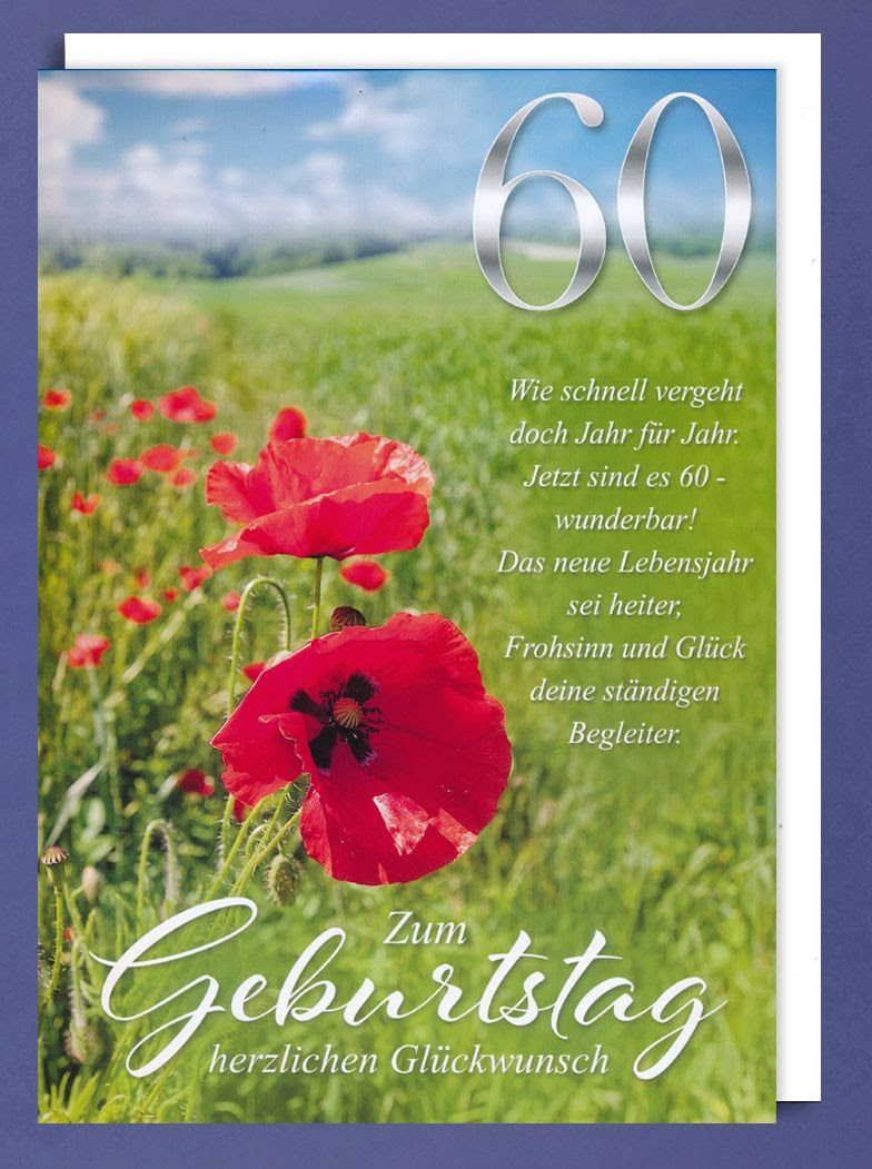 Glückwünsche Geburtstag Zum 60