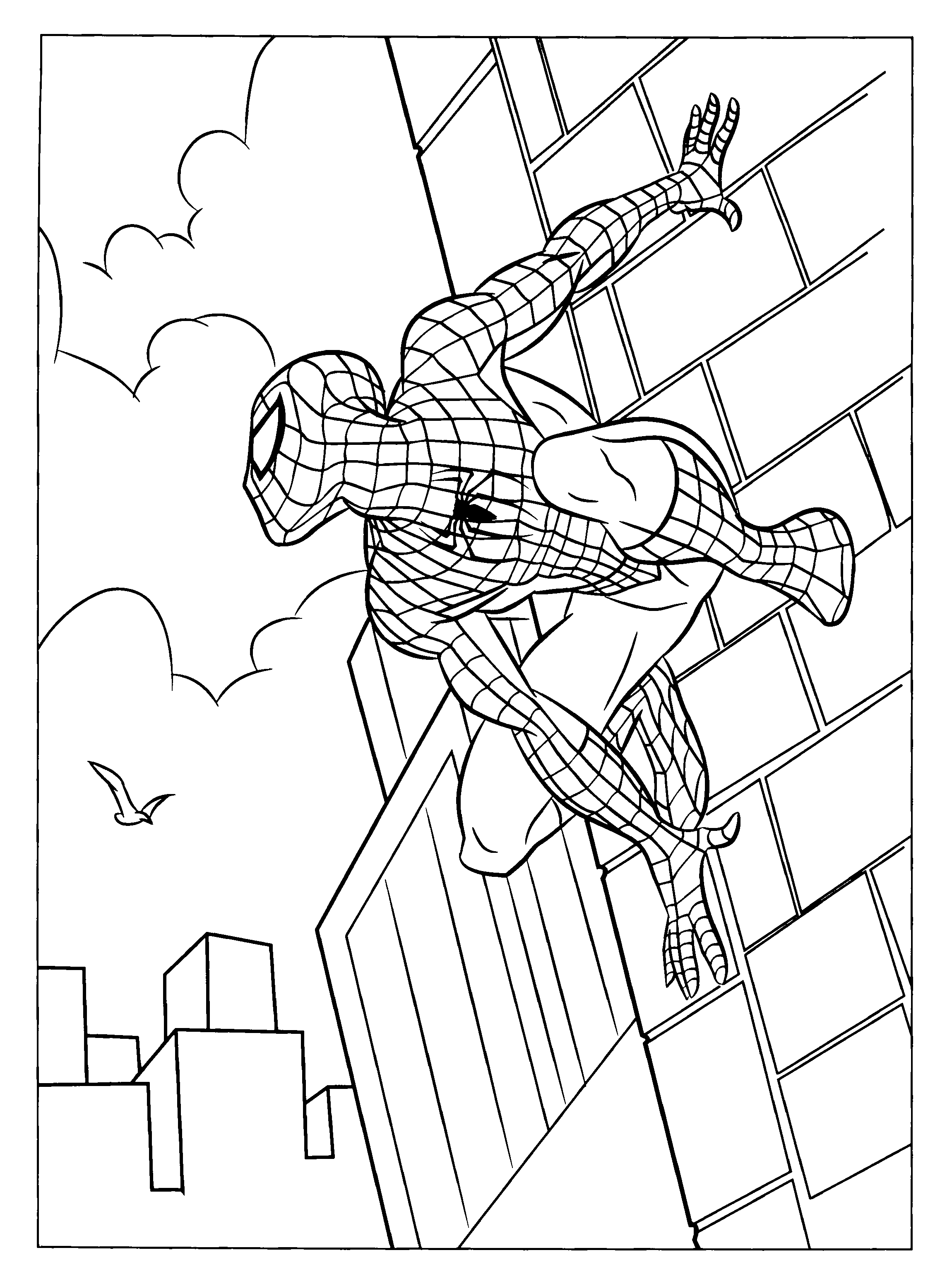 Free Printable Spiderman Coloring Pages For Kids Coloring Pages