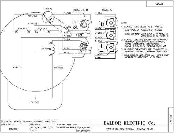 32 Baldor Motor Capacitor Wiring Diagram