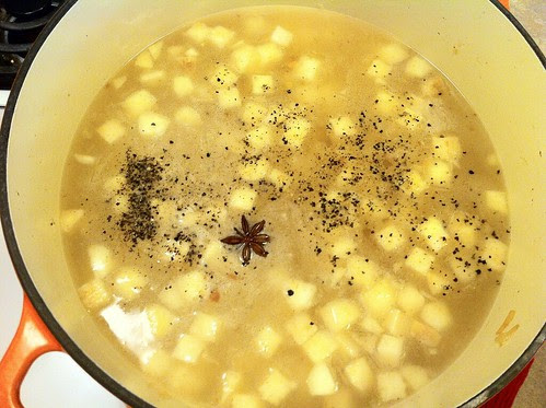 Star Anise Added to Soup