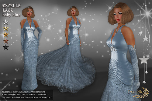 DANIELLE Estelle Lace Baby Blue