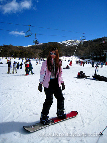 me snowboarding