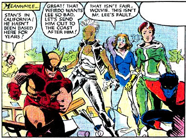 Uncanny X-Men Annual #7 panels