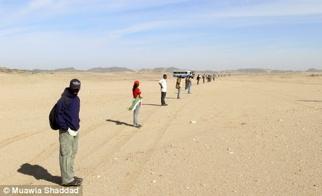 Meteorite search in Sudan