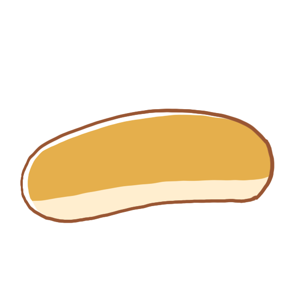 ベスト コッペパン イラスト かわいい かっこいい無料イラスト素材集 イラストイメージ