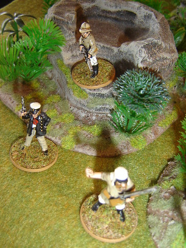 Captain Lewis and his men