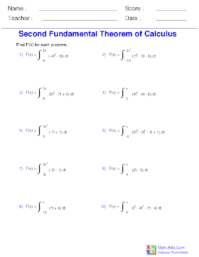 Easy Calculus Worksheets : 31 Limits And Continuity Worksheet With