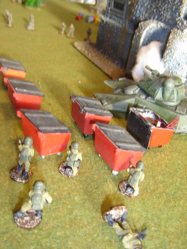 Light Tank takes plasma directly in the guts