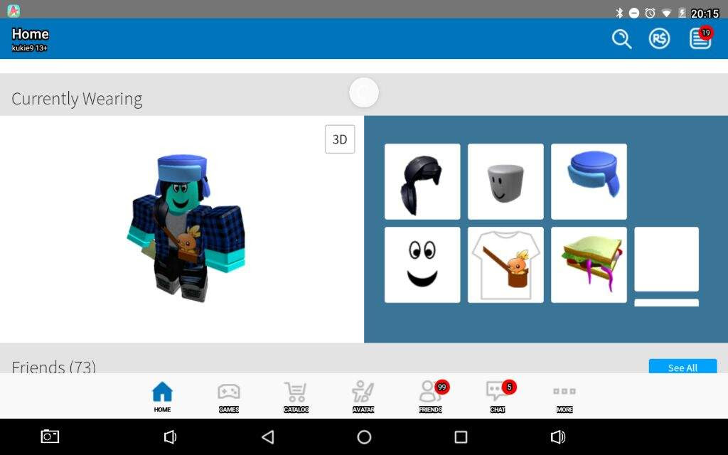 amigo robux descansando