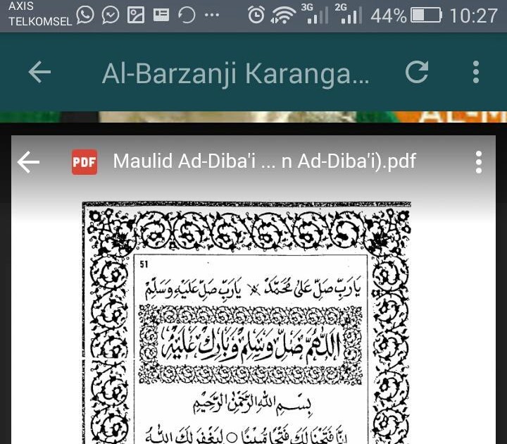 Teks Maulid Al Barzanji Pdf Gbodhi