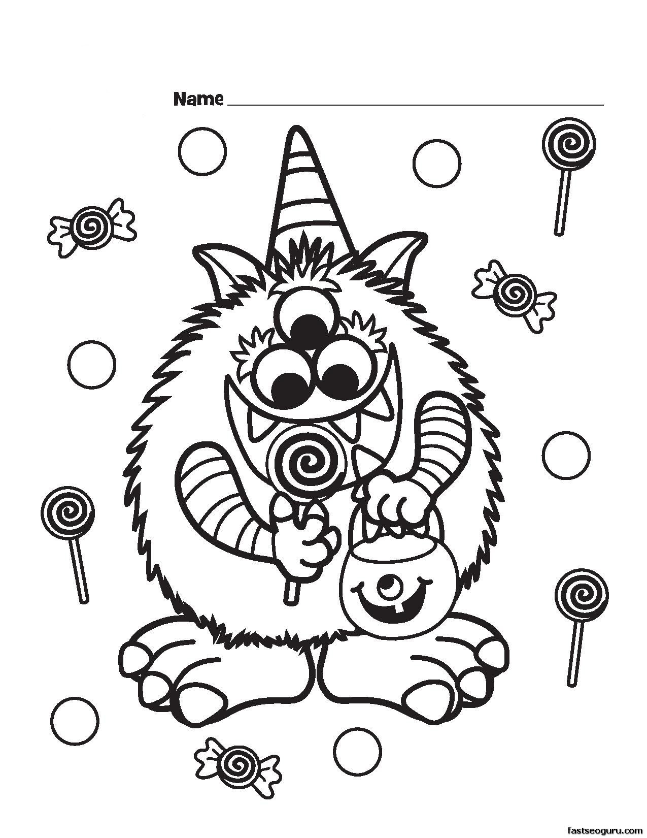 Halloween Coloring Pages Dog - Halloween Dog Coloring Pages at