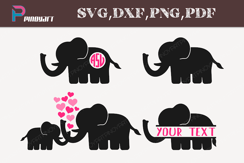 Free Elephant SVG, PNG, EPS DXF File