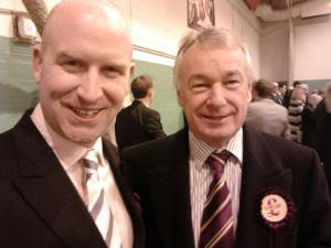 Paul Nuttall with Richard Elvin