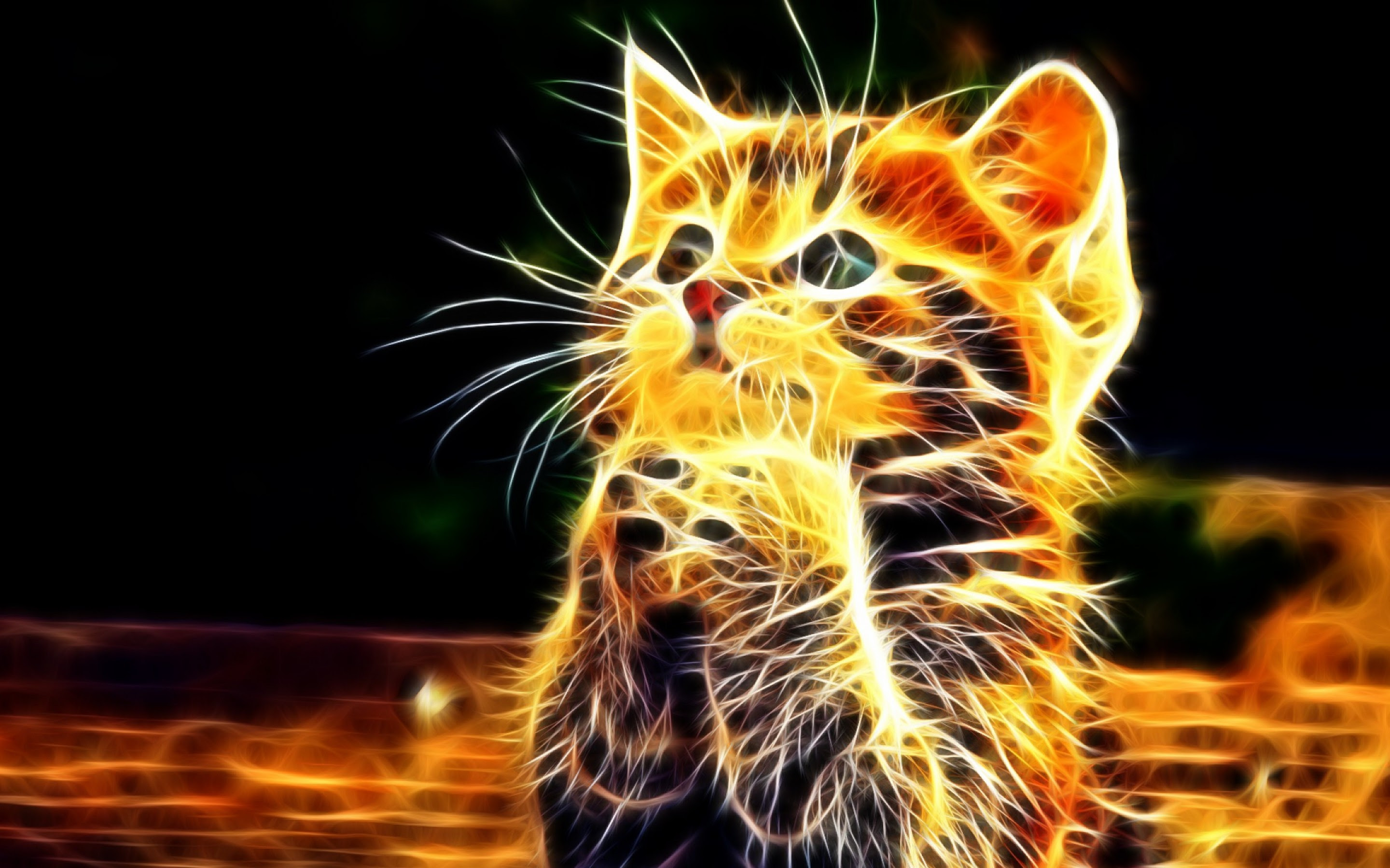 Kumpulan Neon Kittens Wallpaper | Download Kumpulan Wallpaper Biru