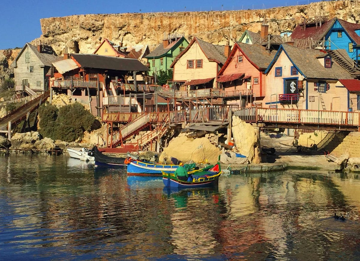 Very little of the village has changed since its time as a film set. Here's how it looks today.