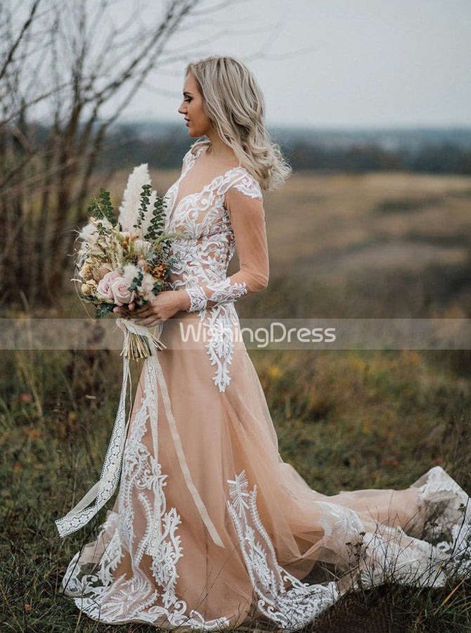 High-Low Wedding Dresses | Outdoor Hi-Lo Bridal Gowns - VQ