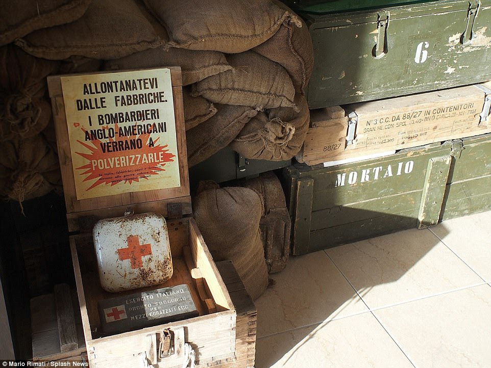 There is plenty of equipment from the period remaining inside the bunker, including this First Aid box. However, the legendary gold bars are yet to be found