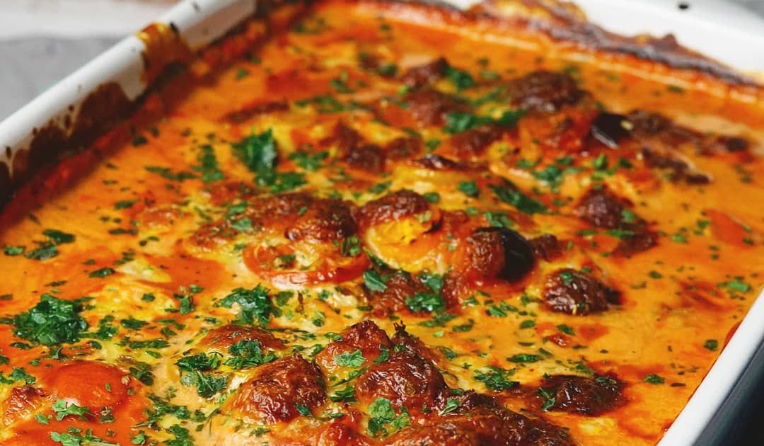 Bild von verschiedenen schnell zubereiteten Fleischrezepten aus dem Backofen