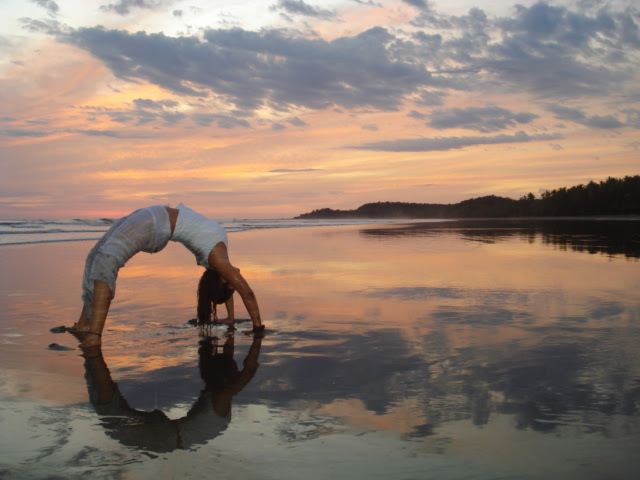 Outdoor yoga