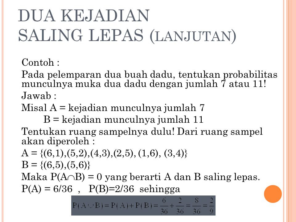 Contoh Soal Peluang Kartu Bridge Dan Pembahasannya