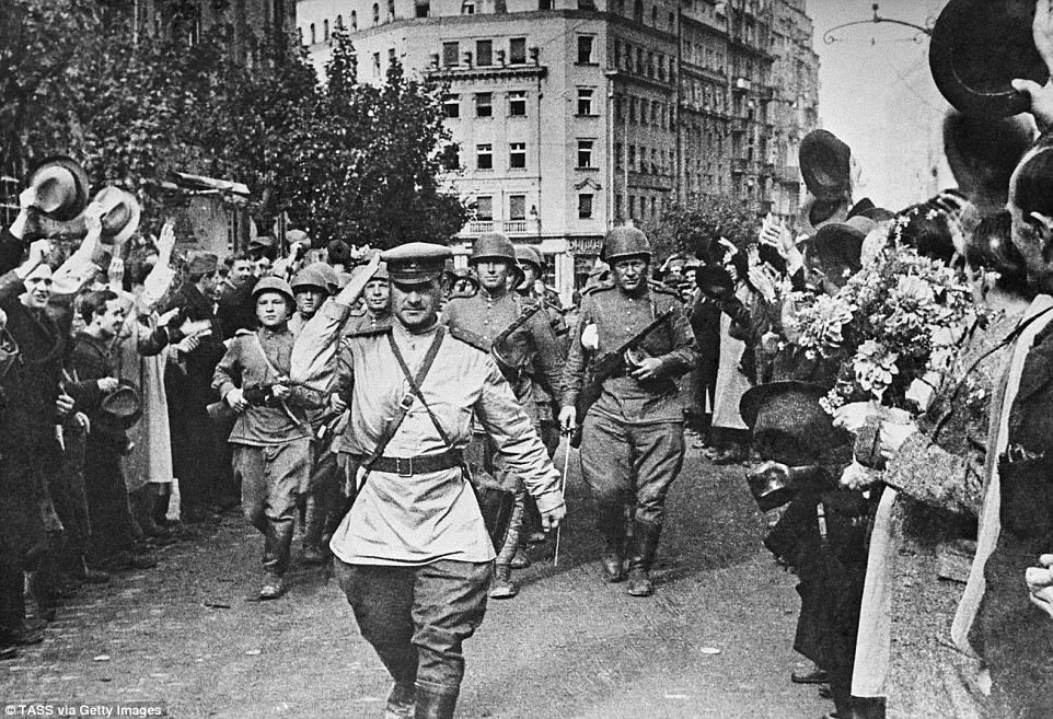 Soviet soldiers welcomed into Belgrade following the fall of Yugoslavia in World War Two - the country stood out by defying Stalin as the Soviet Union tightened its grip on Europe. In 1948, Yugoslavia's leader Marshal Tito broke off relations with the USSR, in a dramatic move that reshaped post-war Europe. It developed its own brand of socialism, and a society far more open than that of its communist neighbours