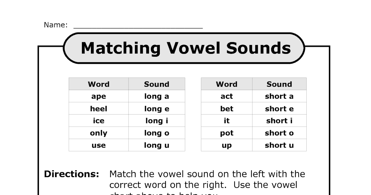 8 PRINTABLE VOWEL WORKSHEETS 2ND GRADE, VOWEL 2ND GRADE WORKSHEETS