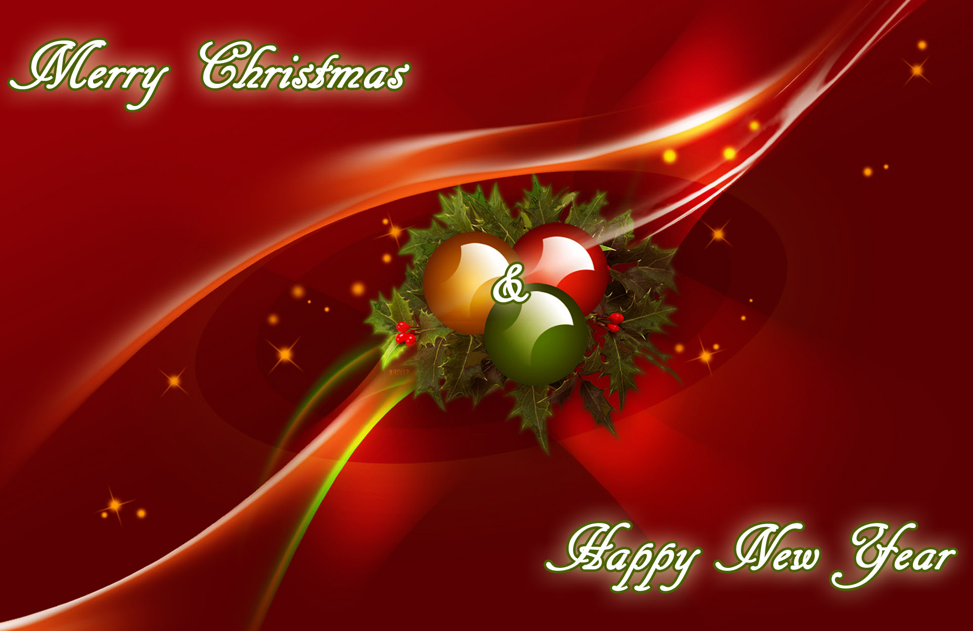 Christmas And New Year Greeting Lines - Merry Ccc