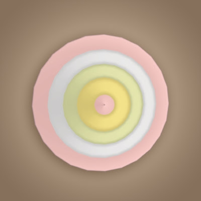 42 5 rings target (no hole)