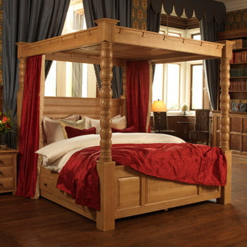 Small Wooden Table Wooden 4 Poster Bed