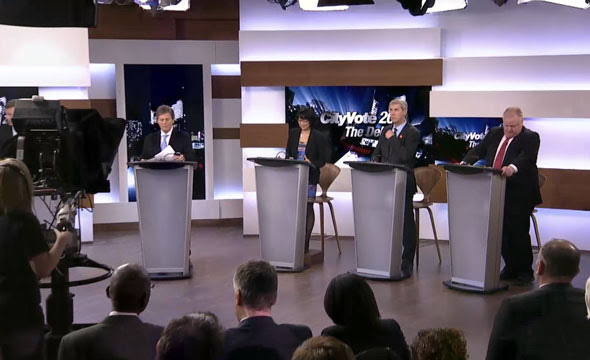 Toronto mayoral debate