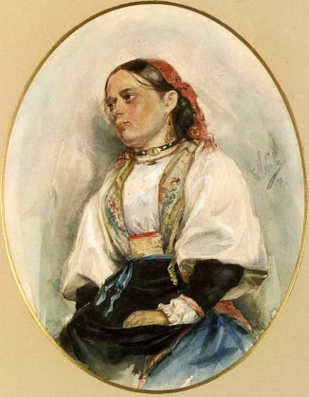 Portrait Of A Peasant Girl