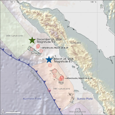 Las olas de Nias desaparecen por culpa de los terremotos