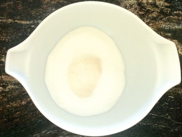 Dry Ingredients with Sugar in Large Bowl