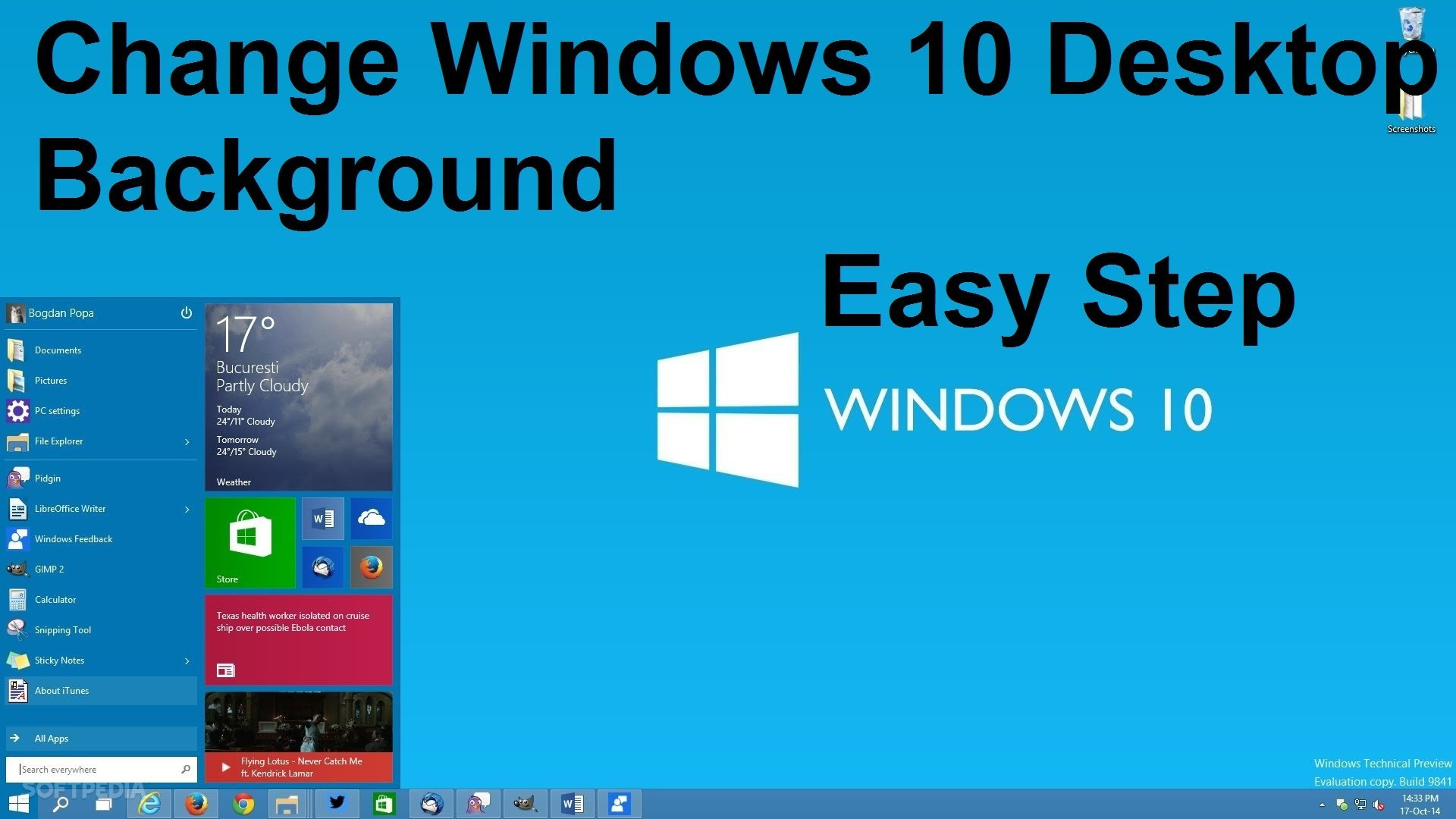 How To Change Desktop Background Windows 10 Change Windows 10 Desktop