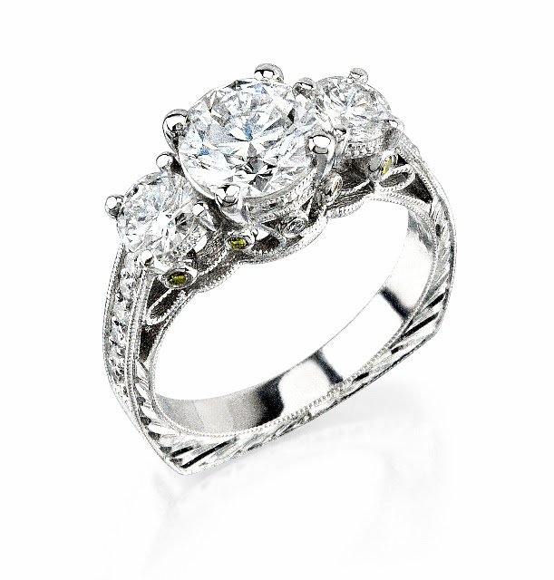Expensive engagement ring for young: Titanium engagement rings prices