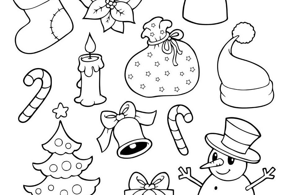 Dibujos Para Colorear Navidad Kawaii - Dibujos para colorear de Charles
