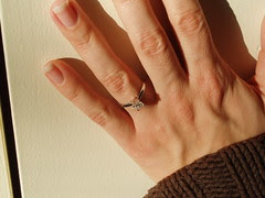 fly on the wall engagement ring
