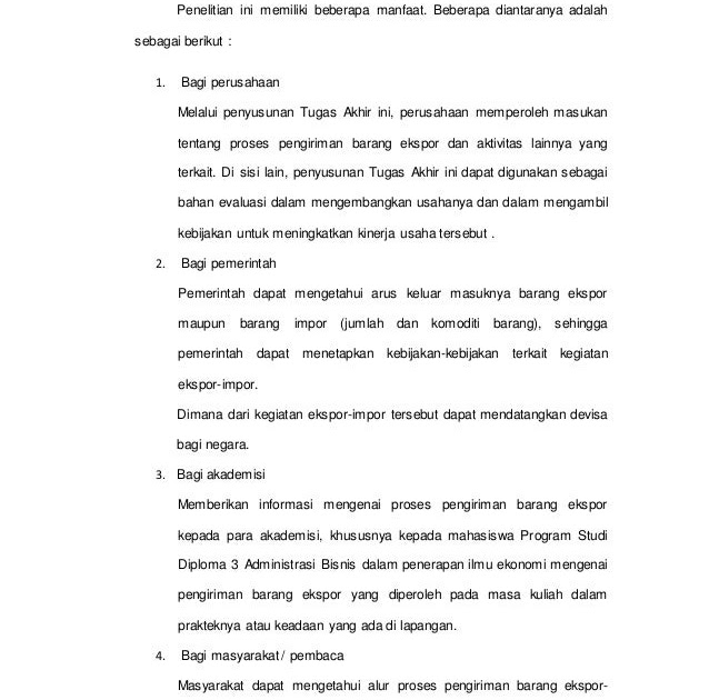 Contoh Surat Sales Contract